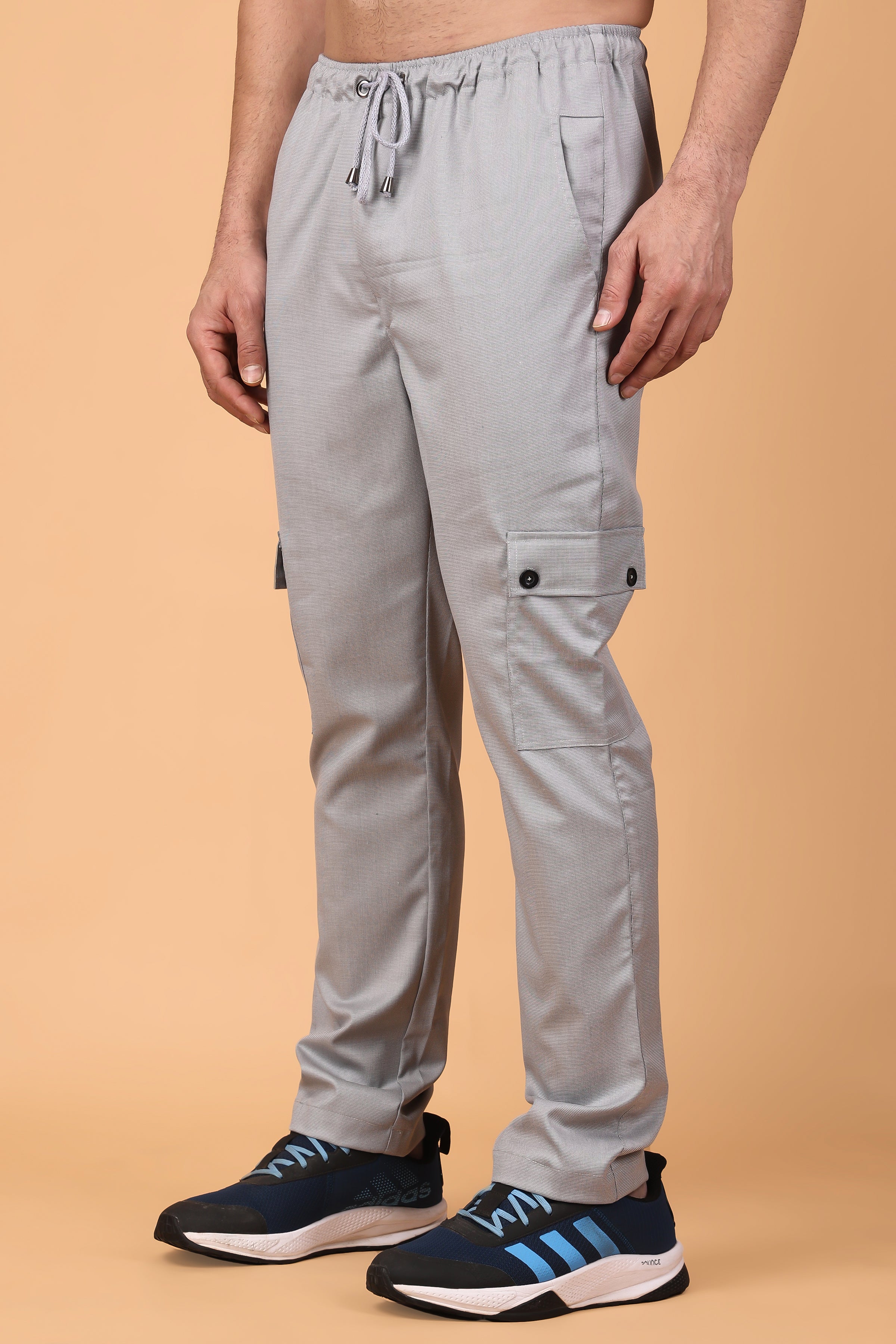 Buy Grey Trousers & Pants for Men by VEIRDO Online | Ajio.com